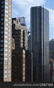 New York City skyscrapers.