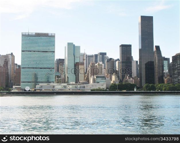 New York city skyscrapers skyline at daytime