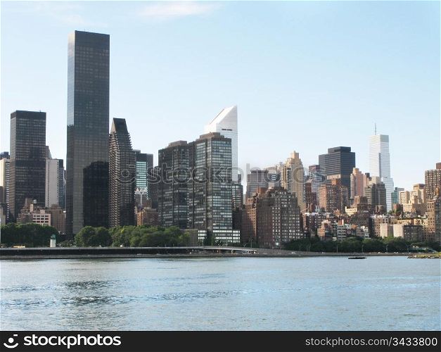 New York city skyscrapers skyline at daytime