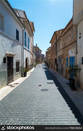 Newly Paved Residential Street in Spanish Old Town