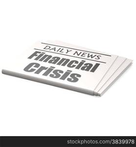 Newspaper financial crisis