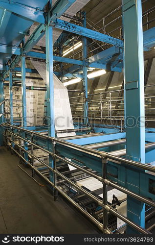 Newspaper production and printing process