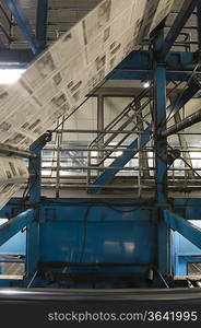 Newspaper production and printing process