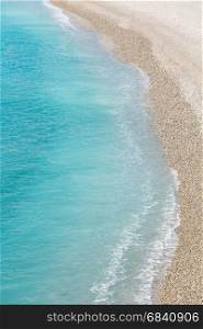 Nice Cote d'Azur Riviera France with mediterranean beach sea
