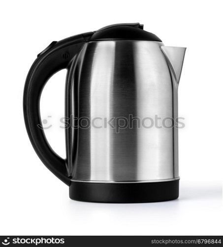 Nice design of modern kettle water boiler for your kitchen an image isolated on white with clipping path