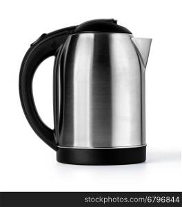 Nice design of modern kettle water boiler for your kitchen an image isolated on white with clipping path