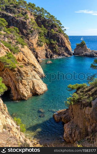 Nice detail from Costa Brava coastal in Spain