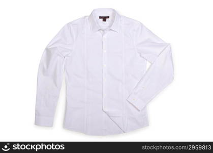 Nice male shirt isolated on the white