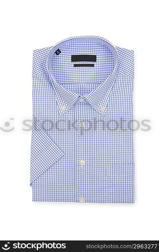 Nice male shirt isolated on the white