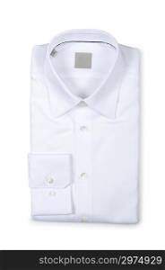 Nice male shirt isolated on the white