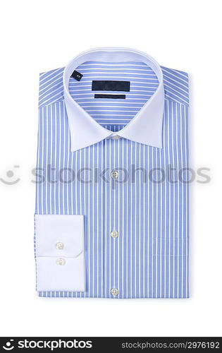 Nice male shirt isolated on the white