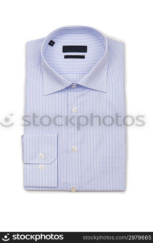 Nice male shirt isolated on the white