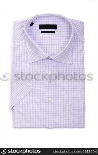 Nice male shirt isolated on the white