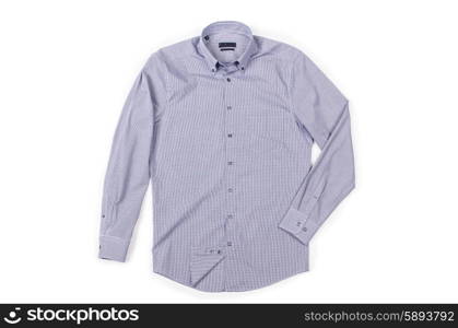 Nice male shirt isolated on the white