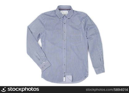 Nice male shirt isolated on the white