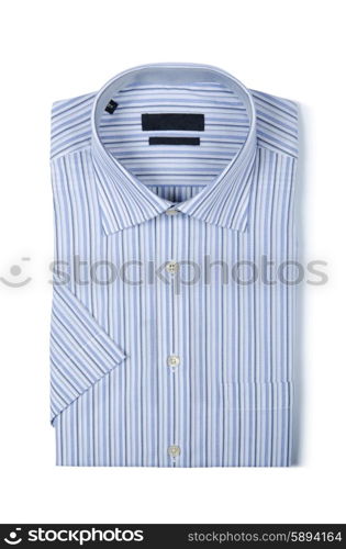 Nice male shirt isolated on the white