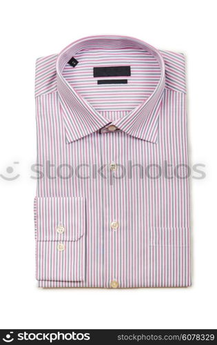 Nice male shirt isolated on the white