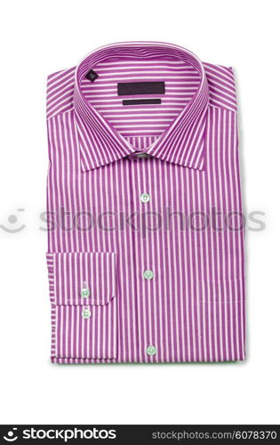 Nice male shirt isolated on the white