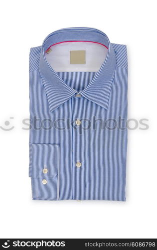 Nice male shirt isolated on the white