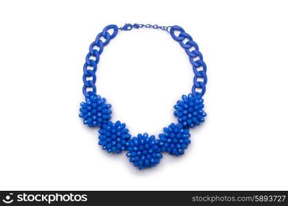 Nice necklace isolated on the white