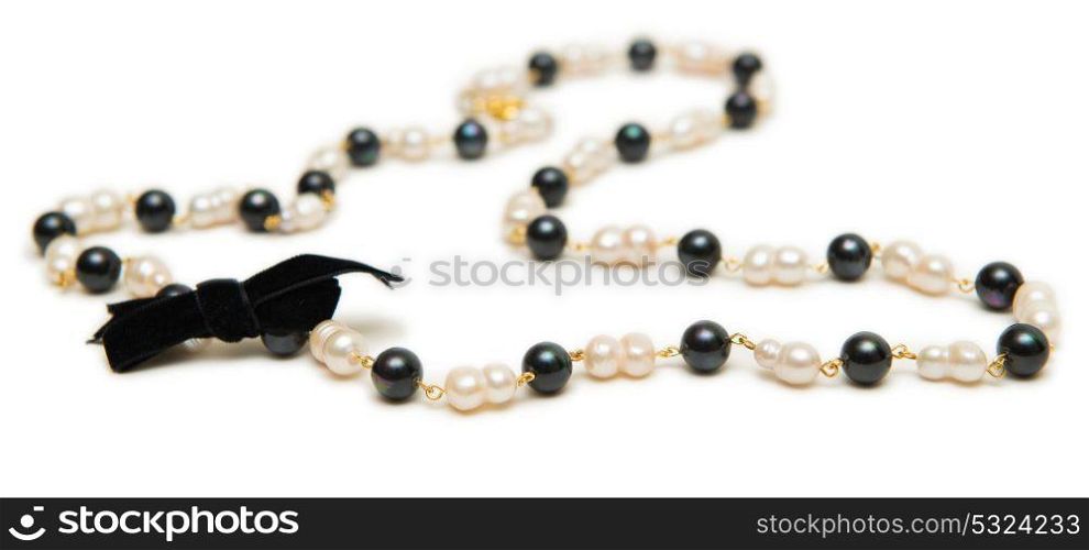 Nice necklace isolated on white background