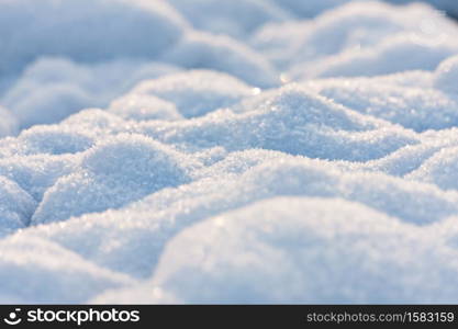 Nice winter texture from snow