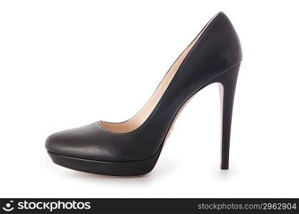 Nice woman shoes isolated on white
