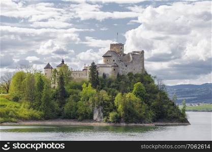 Niedzica Castle on the River Dunajec. Poland