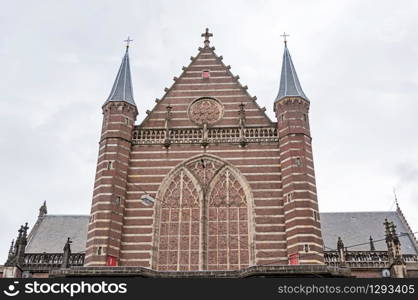 Nieuwe Kerk in Amsterdam on a spring day, May 2015