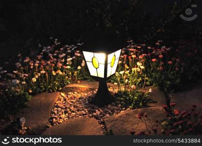 Night light in the garden