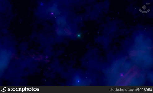 Night starry sky, a beautiful space with a nebula. Abstract background with stars, space. Astrology concept, space landscape with gas clouds and colorful stars in the galaxy.. Night starry sky, a beautiful space with a nebula. Abstract background with stars, space.