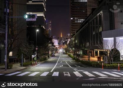 night time japan urban landscape. Resolution and high quality beautiful photo. night time japan urban landscape. High quality beautiful photo concept