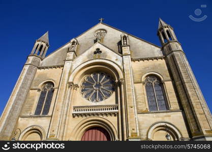 Niort ancient gothic church, Aquitaine, France