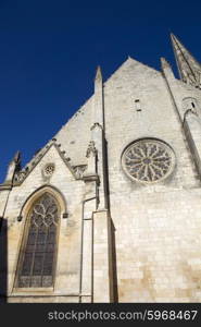 Niort ancient gothic church, Aquitaine, France