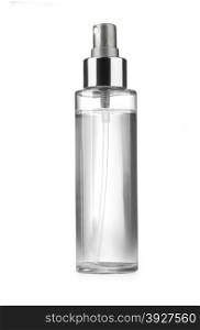 no icon cosmetic bottle isolated on white with clipping path