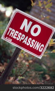 No Trespassing Sign