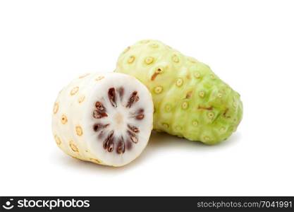 Noni fruit isolated on white background
