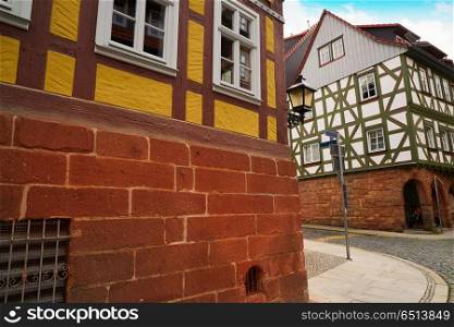 Nordhausen downtown facades in Thuringia of Germany. Nordhausen downtown facades in Thuringia Germany