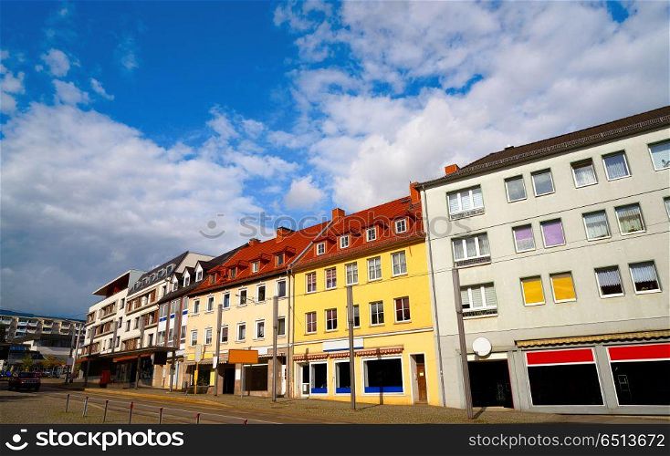 Nordhausen facades in Thuringia Germany. Nordhausen city facades in Thuringia Germany