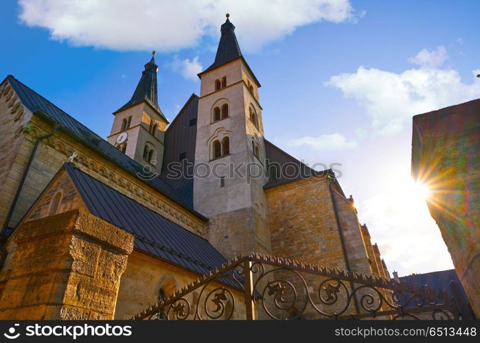 Nordhausen Holy Cross Cathedral in Germany. Nordhausen Holy Cross Cathedral in Thuringia Germany