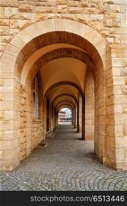 Nordhausen stadthaus archs in Harz Thuringia of Germany. Nordhausen stadthaus archs in Harz Germany