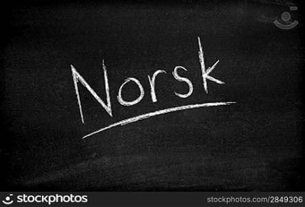 Norsk on Blackboard