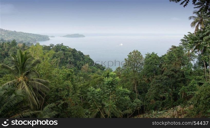 North coast of Principe Island, Sao Tome and Principe, Africa