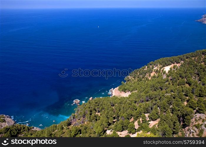 North coast view of Mallorca island, Spain
