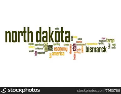 North Dakota word cloud