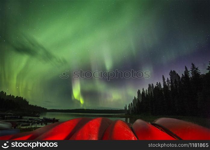 Northern Lights Canada Saskatchewan North Waskesui Aurora