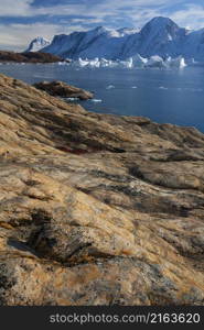 Northwest Fjord in the far reaches of Scoresbysund in eastern Greenland.