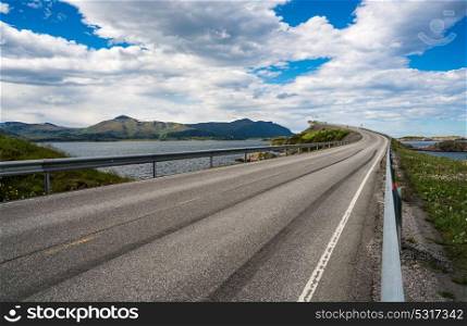 "Norway Atlantic Ocean Road or the Atlantic Road (Atlanterhavsveien) been awarded the title as "Norwegian Construction of the Century". The road classified as a National Tourist Route."