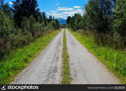 Norway countyside summer road background hd. Norway countyside summer road background