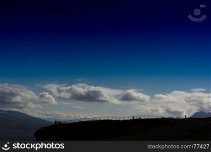 Norway fjord silhouette background. Norway fjord silhouette landscape hd